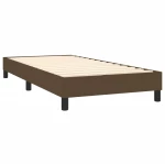 ΚΡΕΒΑΤΙ BOXSPRING ΜΕ ΣΤΡΩΜΑ ΣΚΟΥΡΟ ΚΑΦΕ 100X200 ΕΚ. ΥΦΑΣΜΑΤΙΝΟ 3126464