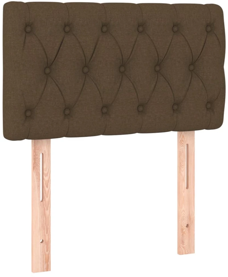 ΚΡΕΒΑΤΙ BOXSPRING ΜΕ ΣΤΡΩΜΑ ΣΚΟΥΡΟ ΚΑΦΕ 80X200 ΕΚ. ΥΦΑΣΜΑΤΙΝΟ 3127000