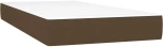 ΚΡΕΒΑΤΙ BOXSPRING ΜΕ ΣΤΡΩΜΑ ΣΚΟΥΡΟ ΚΑΦΕ 80X200 ΕΚ. ΥΦΑΣΜΑΤΙΝΟ 3130468
