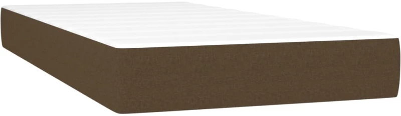ΚΡΕΒΑΤΙ BOXSPRING ΜΕ ΣΤΡΩΜΑ & LED ΣΚ.ΚΑΦΕ 100X200 ΕΚ ΥΦΑΣΜΑΤΙΝΟ 3134016