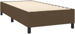 ΚΡΕΒΑΤΙ BOXSPRING ΜΕ ΣΤΡΩΜΑ & LED ΣΚ.ΚΑΦΕ 80X200 ΕΚ. ΥΦΑΣΜΑΤΙΝΟ 3134912