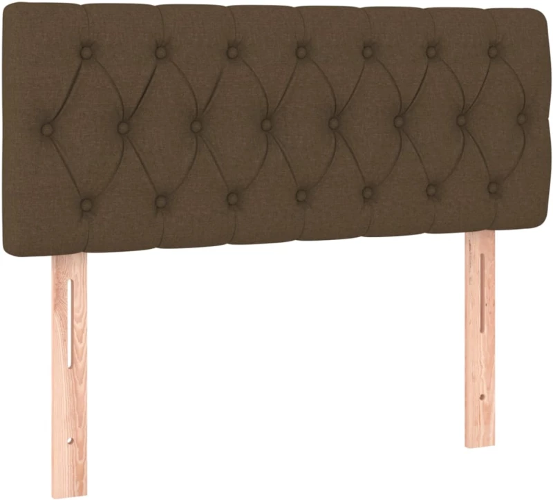 ΚΡΕΒΑΤΙ BOXSPRING ΜΕ ΣΤΡΩΜΑ ΣΚΟΥΡΟ ΚΑΦΕ 100X200 ΕΚ. ΥΦΑΣΜΑΤΙΝΟ 3140836