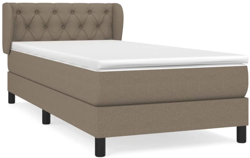 ΚΡΕΒΑΤΙ BOXSPRING ΜΕ ΣΤΡΩΜΑ TAUPE 80X200 ΕΚ. ΥΦΑΣΜΑΤΙΝΟ 3126441