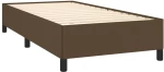 ΚΡΕΒΑΤΙ BOXSPRING ΜΕ ΣΤΡΩΜΑ ΣΚΟΥΡΟ ΚΑΦΕ 90X190 ΕΚ. ΥΦΑΣΜΑΤΙΝΟ 3127848