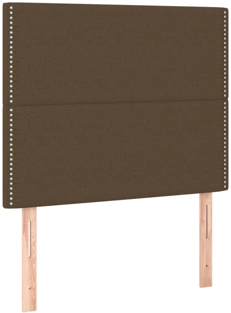 ΚΡΕΒΑΤΙ BOXSPRING ΜΕ ΣΤΡΩΜΑ ΣΚΟΥΡΟ ΚΑΦΕ 90X190 ΕΚ. ΥΦΑΣΜΑΤΙΝΟ 3127848