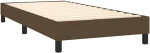 ΚΡΕΒΑΤΙ BOXSPRING ΜΕ ΣΤΡΩΜΑ ΣΚΟΥΡΟ ΚΑΦΕ 90X190 ΕΚ. ΥΦΑΣΜΑΤΙΝΟ 3129836