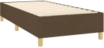 ΚΡΕΒΑΤΙ BOXSPRING ΜΕ ΣΤΡΩΜΑ & LED ΣΚ.ΚΑΦΕ 90X190 ΕΚ. ΥΦΑΣΜΑΤΙΝΟ 3135240
