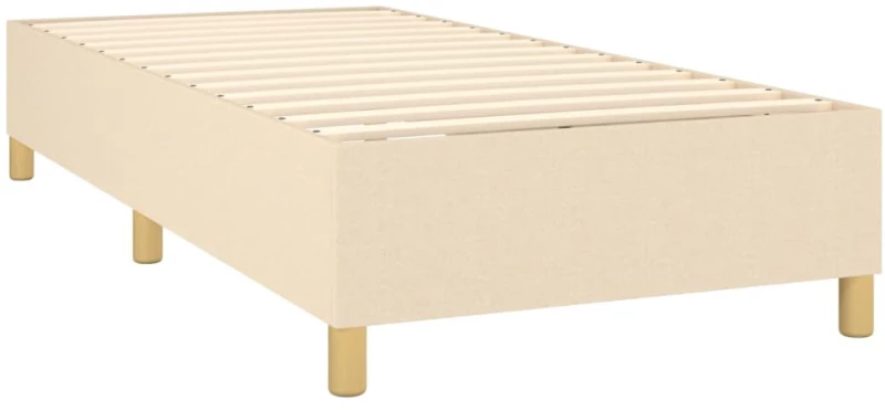 ΚΡΕΒΑΤΙ BOXSPRING ΜΕ ΣΤΡΩΜΑ & LED ΚΡΕΜ 100X200 ΕΚ. ΥΦΑΣΜΑΤΙΝΟ 3135338