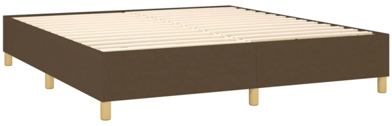 ΚΡΕΒΑΤΙ BOXSPRING ΜΕ ΣΤΡΩΜΑ & LED ΣΚ.ΚΑΦΕ 180X200ΕΚ. ΥΦΑΣΜΑΤΙΝΟ 3135376