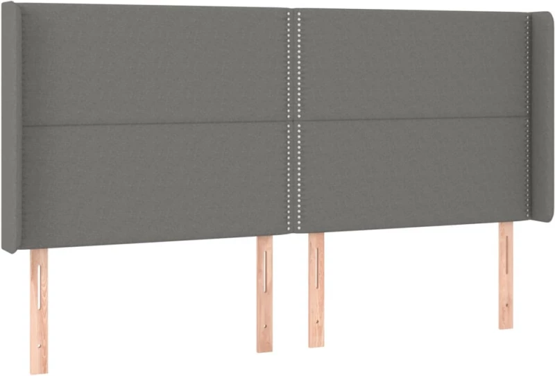 ΚΡΕΒΑΤΙ BOXSPRING ΜΕ ΣΤΡΩΜΑ & LED ΣΚ.ΓΚΡΙ 180X200 ΕΚ ΥΦΑΣΜΑΤΙΝΟ 3138254
