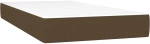 ΚΡΕΒΑΤΙ BOXSPRING ΜΕ ΣΤΡΩΜΑ ΣΚΟΥΡΟ ΚΑΦΕ 90X190 ΕΚ. ΥΦΑΣΜΑΤΙΝΟ 3140260