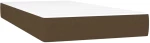 ΚΡΕΒΑΤΙ BOXSPRING ΜΕ ΣΤΡΩΜΑ ΣΚΟΥΡΟ ΚΑΦΕ 90X190 ΕΚ. ΥΦΑΣΜΑΤΙΝΟ 3141660