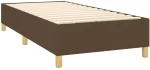 ΚΡΕΒΑΤΙ BOXSPRING ΜΕ ΣΤΡΩΜΑ ΣΚΟΥΡΟ ΚΑΦΕ 90X190 ΕΚ. ΥΦΑΣΜΑΤΙΝΟ 3144485