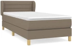 ΚΡΕΒΑΤΙ BOXSPRING ΜΕ ΣΤΡΩΜΑ TAUPE 80X200 ΕΚ. ΥΦΑΣΜΑΤΙΝΟ 3126841
