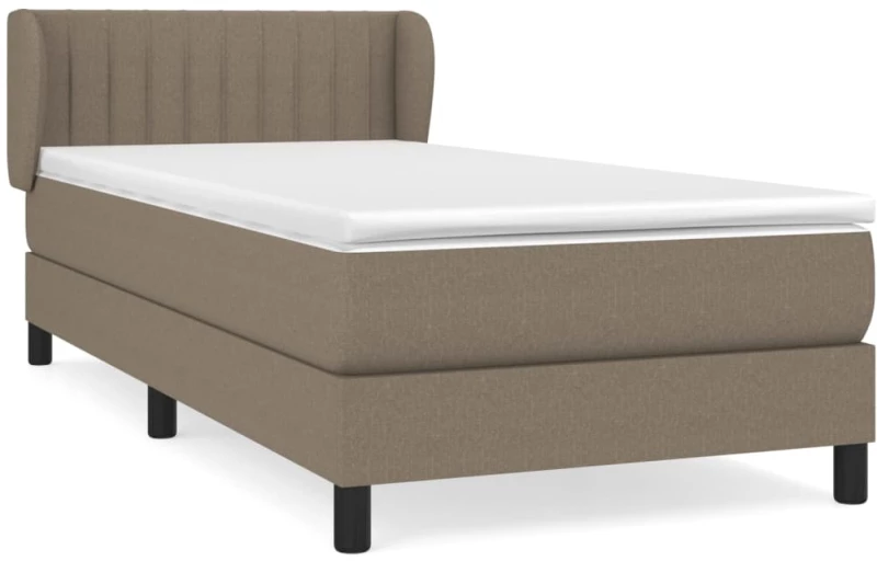 ΚΡΕΒΑΤΙ BOXSPRING ΜΕ ΣΤΡΩΜΑ TAUPE 80X200 ΕΚ. ΥΦΑΣΜΑΤΙΝΟ 3126361