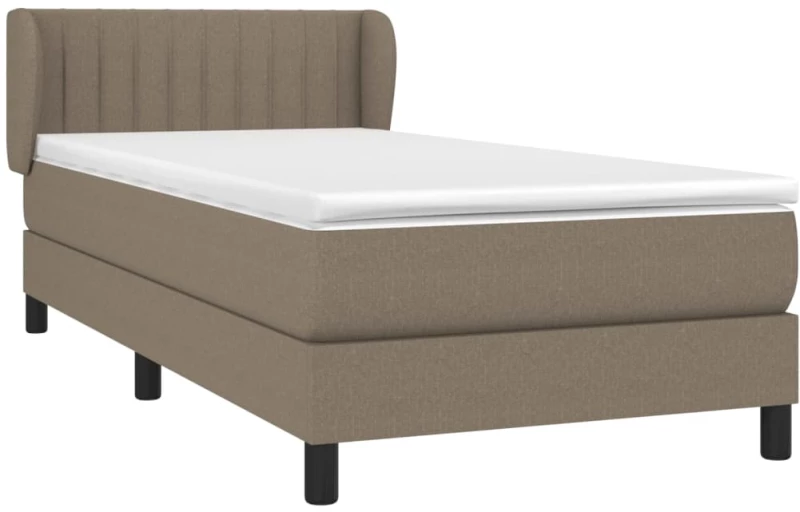 ΚΡΕΒΑΤΙ BOXSPRING ΜΕ ΣΤΡΩΜΑ TAUPE 80X200 ΕΚ. ΥΦΑΣΜΑΤΙΝΟ 3126361