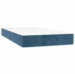ΚΡΕΒΑΤΙ BOXSPRING ΜΕ ΣΤΡΩΜΑ ΣΚΟΥΡΟ ΜΠΛΕ 80 X 200 ΕΚ. ΒΕΛΟΥΔΙΝΟ 3141273