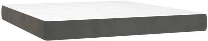 ΚΡΕΒΑΤΙ BOXSPRING ΜΕ ΣΤΡΩΜΑ ΣΚΟΥΡΟ ΓΚΡΙ 160X200 ΕΚ. ΒΕΛΟΥΔΙΝΟ 3142972