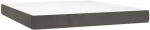 ΚΡΕΒΑΤΙ BOXSPRING ΜΕ ΣΤΡΩΜΑ ΣΚΟΥΡΟ ΓΚΡΙ 160X200 ΕΚ. ΒΕΛΟΥΔΙΝΟ 3142972