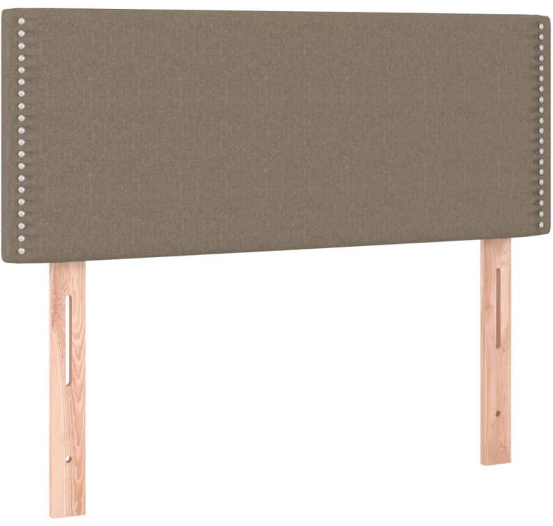 ΚΡΕΒΑΤΙ BOXSPRING ΜΕ ΣΤΡΩΜΑ & LED TAUPE 90X190 ΕΚ. ΥΦΑΣΜΑΤΙΝΟ 3133601