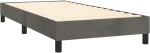 ΚΡΕΒΑΤΙ BOXSPRING ΜΕ ΣΤΡΩΜΑ ΣΚΟΥΡΟ ΓΚΡΙ 80X200 ΕΚ. ΒΕΛΟΥΔΙΝΟ 3141270