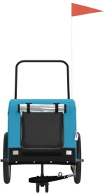 ΤΡΕΙΛΕΡ ΠΟΔΗΛΑΤΟΥ ΚΑΤΟΙΚΙΔΙΩΝ ΜΠΛΕ/ΜΑΥΡΟ ΎΦΑΣΜΑ OXFORD/ΣΙΔΗΡΟΣ 94023