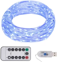 ΓΙΡΛΑΝΤΑ ΦΩΤΙΣΜΟΥ LED ΜΠΛΕ 30 Μ. 330053