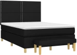 ΚΡΕΒΑΤΙ BOXSPRING ΜΕ ΣΤΡΩΜΑ ΜΑΥΡΟ 140X190 ΕΚ. ΥΦΑΣΜΑΤΙΝΟ 3137071