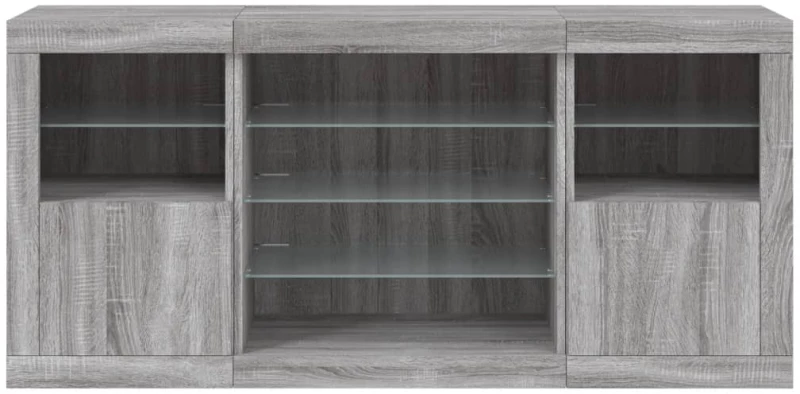 ΜΠΟΥΦΕΣ ΜΕ LED ΓΚΡΙ SONOMA 142,5X37X67 ΕΚ. 3209091