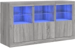 ΜΠΟΥΦΕΣ ΜΕ LED ΓΚΡΙ SONOMA 123 X 37 X 67 ΕΚ. 3209063