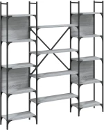 ΒΙΒΛΙΟΘΗΚΗ ΓΚΡΙ SONOMA 155,5X24X166,5 ΕΚ. ΕΠΕΞΕΡΓΑΣΜΕΝΟ ΞΥΛΟ 838861