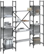ΒΙΒΛΙΟΘΗΚΗ ΓΚΡΙ SONOMA 155,5X24X166,5 ΕΚ. ΕΠΕΞΕΡΓΑΣΜΕΝΟ ΞΥΛΟ 838861
