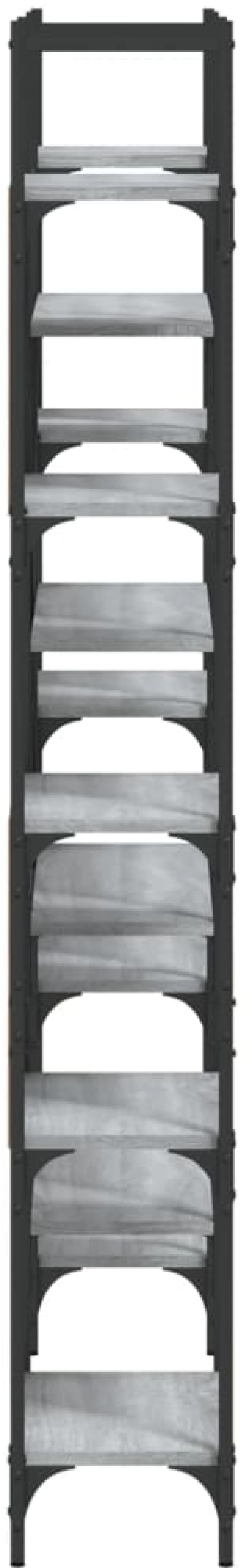 ΒΙΒΛΙΟΘΗΚΗ ΓΚΡΙ SONOMA 155,5X24X166,5 ΕΚ. ΕΠΕΞΕΡΓΑΣΜΕΝΟ ΞΥΛΟ 838861