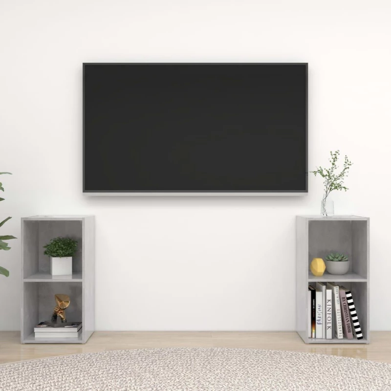ΈΠΙΠΛΑ ΤΗΛΕΟΡΑΣΗΣ 2 ΤΕΜ. ΓΚΡΙ ΣΚΥΡ. 72X35X36,5 ΕΚ. ΜΟΡΙΟΣΑΝΙΔΑ 3079902