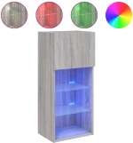 ΈΠΙΠΛΟ ΤΗΛΕΟΡΑΣΗΣ ΜΕ LED ΓΚΡΙ SONOMA 40,5X30X90 ΕΚ. 837053