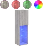 ΈΠΙΠΛΟ ΤΗΛΕΟΡΑΣΗΣ ΜΕ LED ΓΚΡΙ SONOMA 30,5X30X102 ΕΚ. 837025