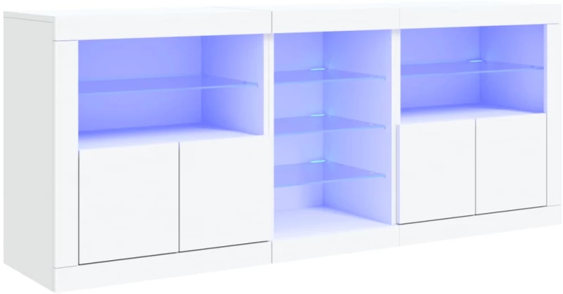 ΜΠΟΥΦΕΣ ΜΕ ΦΩΤΑ LED ΛΕΥΚΟΣ 162 X 37 X 67 ΕΚ. 3209030