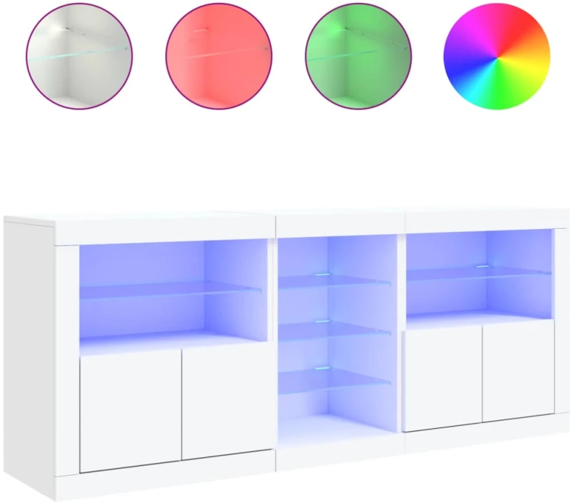 ΜΠΟΥΦΕΣ ΜΕ ΦΩΤΑ LED ΛΕΥΚΟΣ 162 X 37 X 67 ΕΚ. 3209030