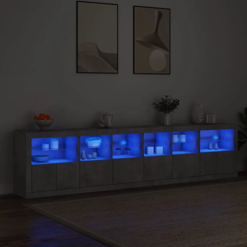 ΜΠΟΥΦΕΣ ΜΕ LED ΓΚΡΙ ΣΚΥΡΟΔΕΜΑΤΟΣ 283 X 37 X 67 ΕΚ. 3209019