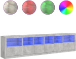 ΜΠΟΥΦΕΣ ΜΕ LED ΓΚΡΙ ΣΚΥΡΟΔΕΜΑΤΟΣ 283 X 37 X 67 ΕΚ. 3209019