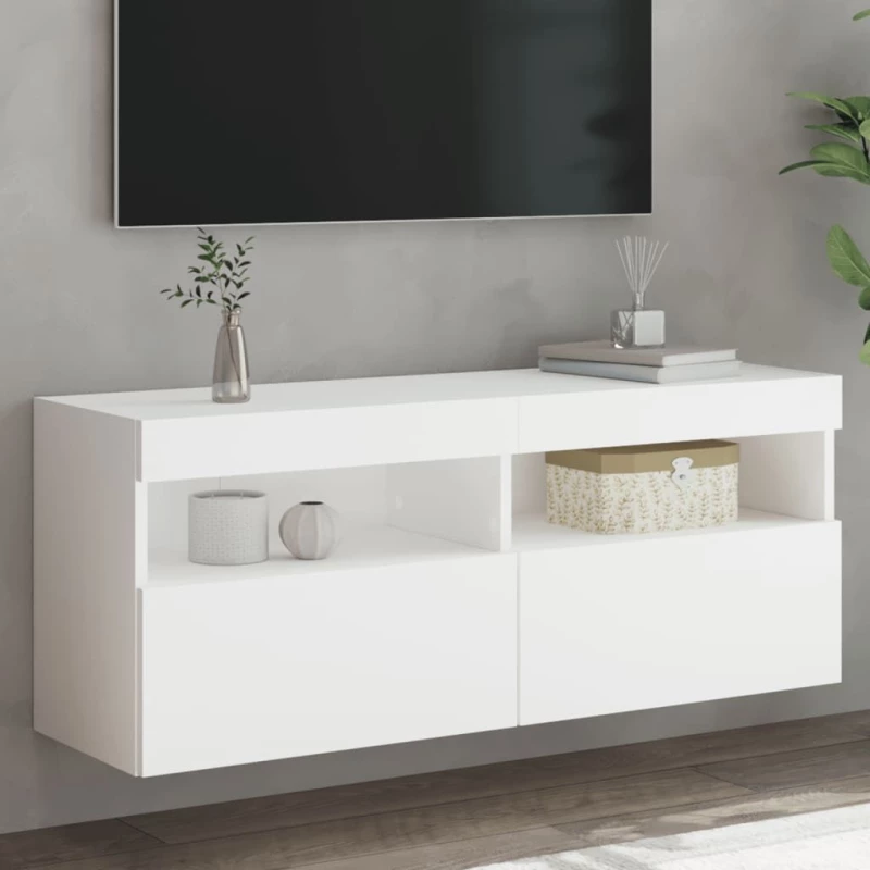 ΈΠΙΠΛΟ ΤΟΙΧΟΥ ΤΗΛΕΟΡΑΣΗΣ ΜΕ LED ΛΕΥΚΟ 100X30X40 ΕΚ. 837211