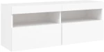 ΈΠΙΠΛΟ ΤΟΙΧΟΥ ΤΗΛΕΟΡΑΣΗΣ ΜΕ LED ΛΕΥΚΟ 100X30X40 ΕΚ. 837211
