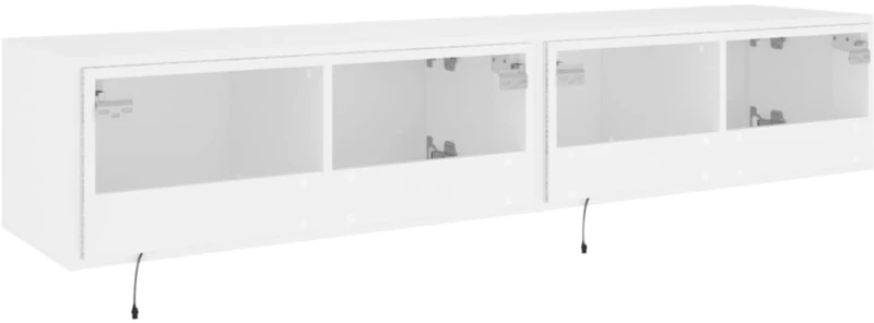 ΈΠΙΠΛΑ ΤΟΙΧΟΥ ΤΗΛΕΟΡΑΣΗΣ ΜΕ LED 2 ΤΕΜ. ΛΕΥΚΑ 80X35X31 ΕΚ. 837282