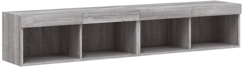 ΈΠΙΠΛΑ ΤΗΛΕΟΡΑΣΗΣ ΜΕ LED 2 ΤΕΜ. ΓΚΡΙ SONOMA 80 X 30 X 30 ΕΚ. 837152