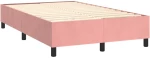 ΚΡΕΒΑΤΙ BOXSPRING ΜΕ ΣΤΡΩΜΑ & LED ΡΟΖ 120X200 ΕΚ. ΒΕΛΟΥΔΙΝΟ 3136058