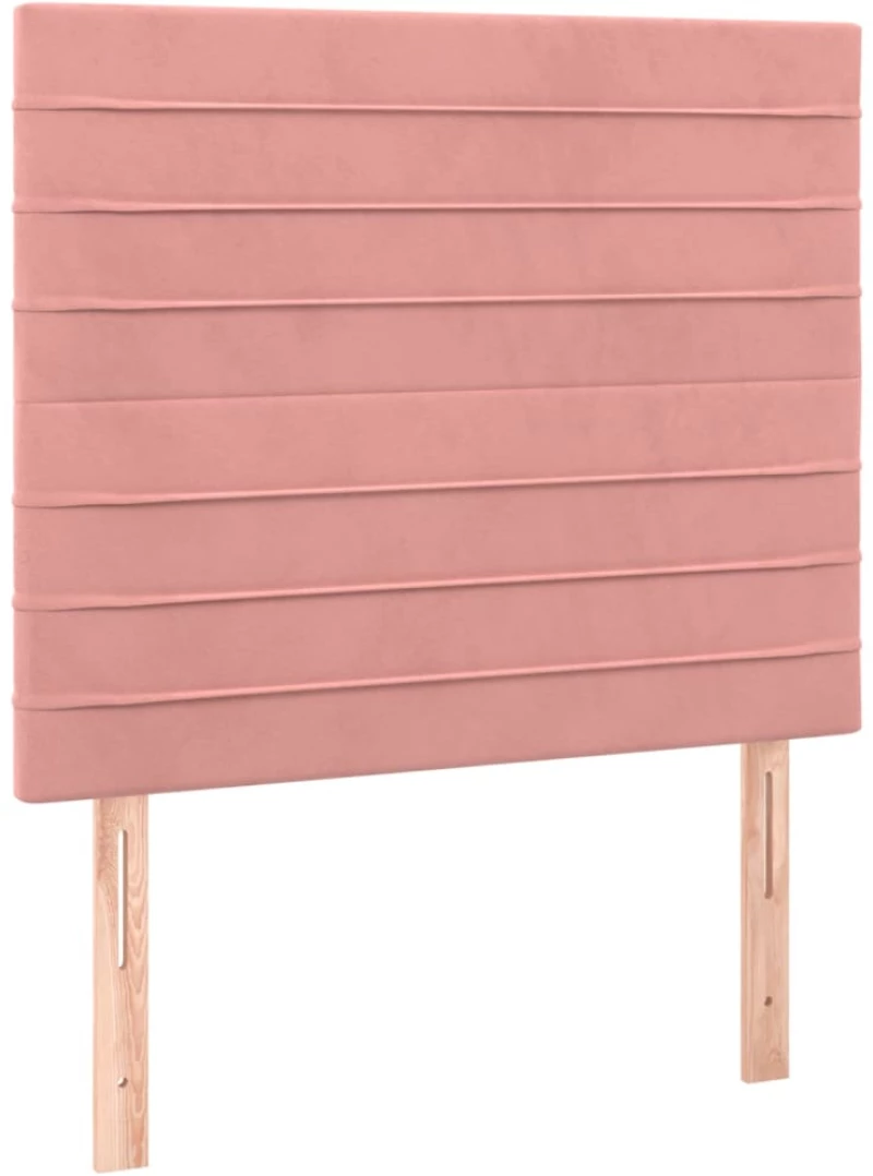 ΚΡΕΒΑΤΙ BOXSPRING ΜΕ ΣΤΡΩΜΑ ΡΟΖ 120X200 ΕΚ. ΒΕΛΟΥΔΙΝΟ 3137898
