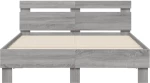 ΠΛΑΙΣΙΟ ΚΡΕΒΑΤΙΟΥ ΜΕ ΚΕΦΑΛΑΡΙ ΓΚΡΙ SONOMA 120X200ΕΚ. ΕΠΕΞ. ΞΥΛΟ 3207432