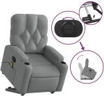 ΠΟΛΥΘΡΟΝΑ ΜΑΣΑΖ ΑΝΑΚΛΙΝΟΜΕΝΗ ΜΕ ΑΝΥΨΩΣΗ ΑΝΟΙΧΤΟ ΓΚΡΙ ΥΦΑΣΜΑΤΙΝΗ 3204722