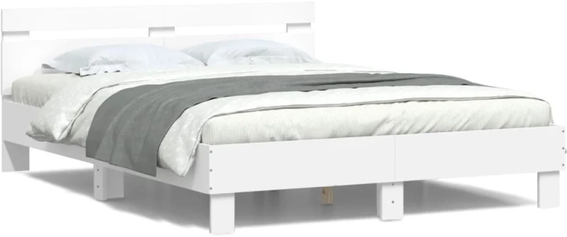 ΠΛΑΙΣΙΟ ΚΡΕΒΑΤΙΟΥ ΜΕ ΚΕΦΑΛΑΡΙ/LED ΛΕΥΚΟ 150 X 200 ΕΚ 3207539