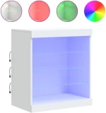ΜΠΟΥΦΕΣ ΜΕ ΦΩΤΑ LED ΛΕΥΚΟΣ 60,5 X 37 X 67 ΕΚ. 836693